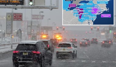 Winter weather alerts issued for over 60 million as Big Apple could see the most snow it's had in years