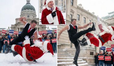Indiana GOP senator ripped for posting AI images of himself clobbering Santa -- then calls critics 'snowflakes'