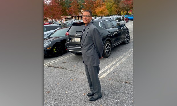 James George, 55, was set on fire on a No. 3 subway train in Midtown on Monday, Dec. 1, 2025.