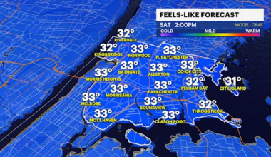 Cold, cloudy and gloomy weekend in The Bronx