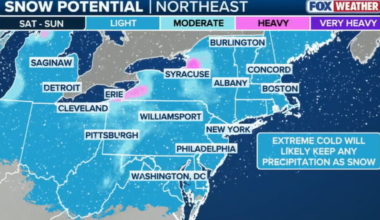 Will it snow this weekend in NYC, NJ?