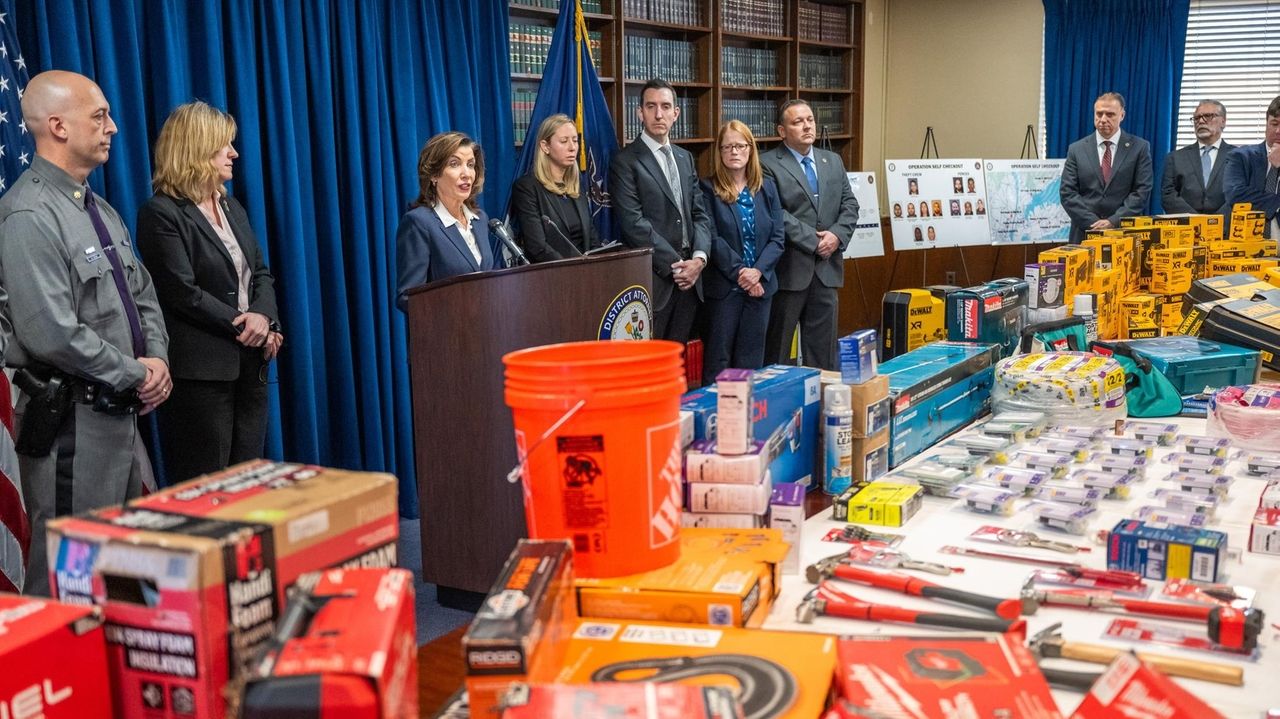 12 arrested as part of crew that allegedly stole goods from 14 LI Home Depots