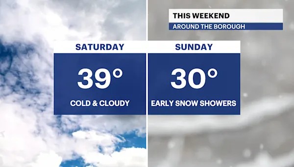 Frigid and blustery start with plenty of sun for The Bronx