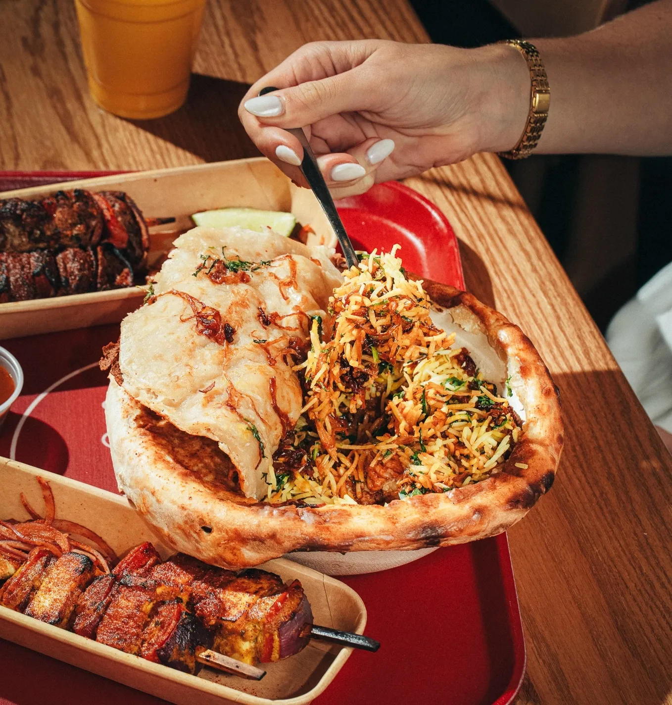 Biryani dish at Kebabwala