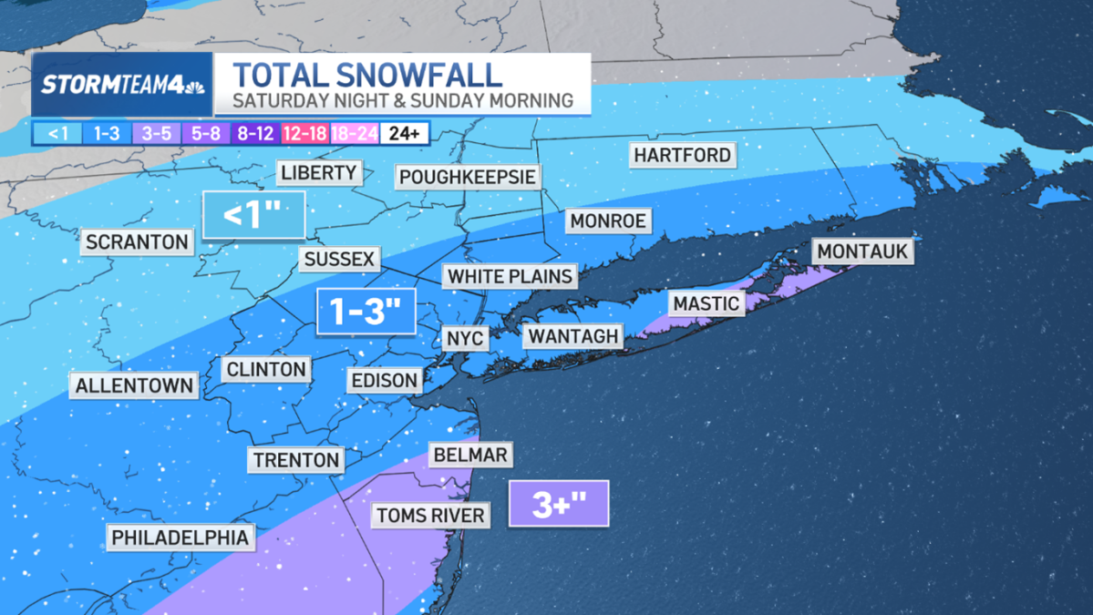 See forecast, timeline, expected totals – NBC New York