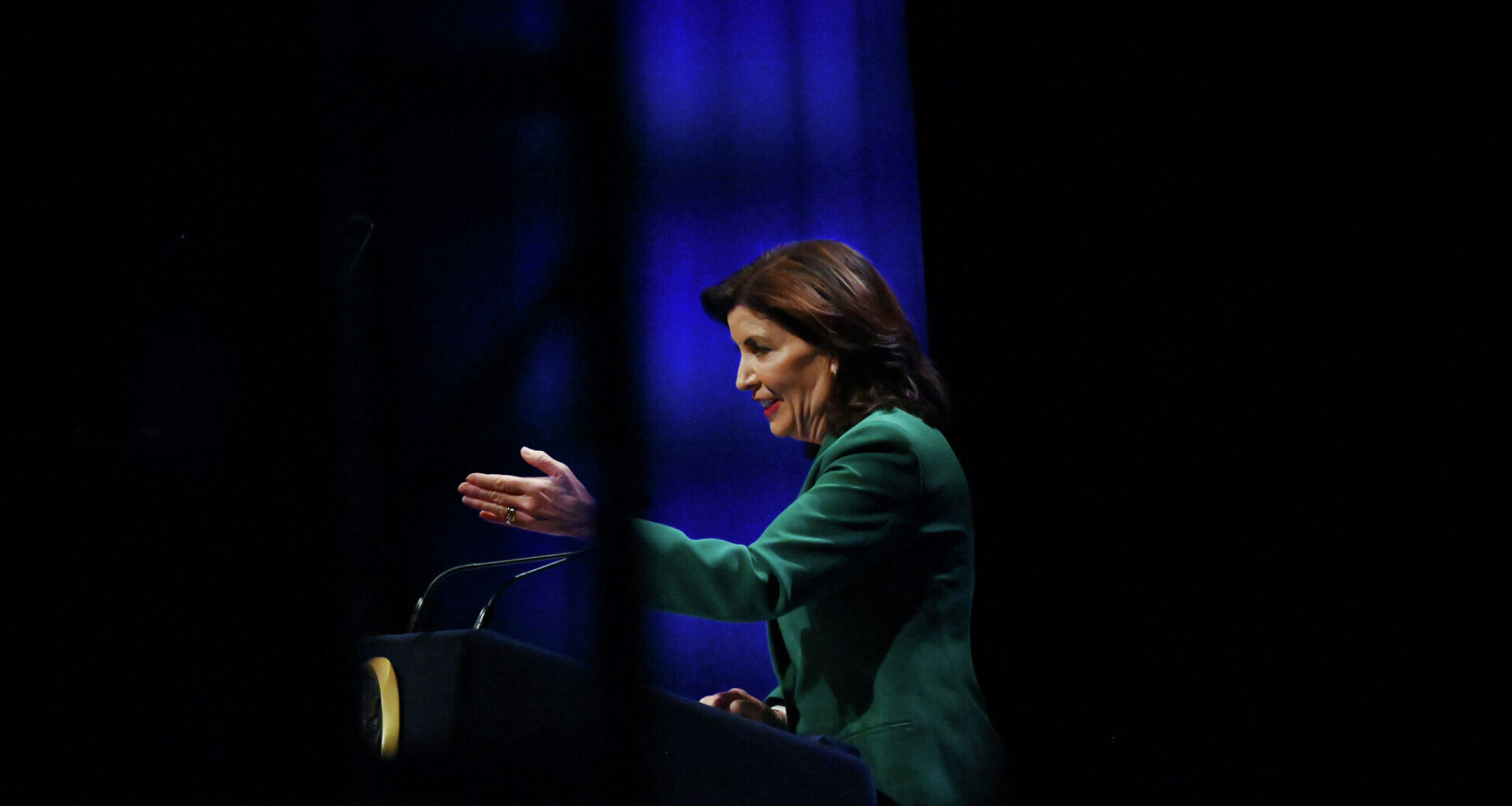 Gov. Kathy Hochul grabbed headlines in November for saying that North Country Rep. and likely gubernatorial candidate Elise Stefanik was “full of sh--.” (Will Waldron/Times Union)