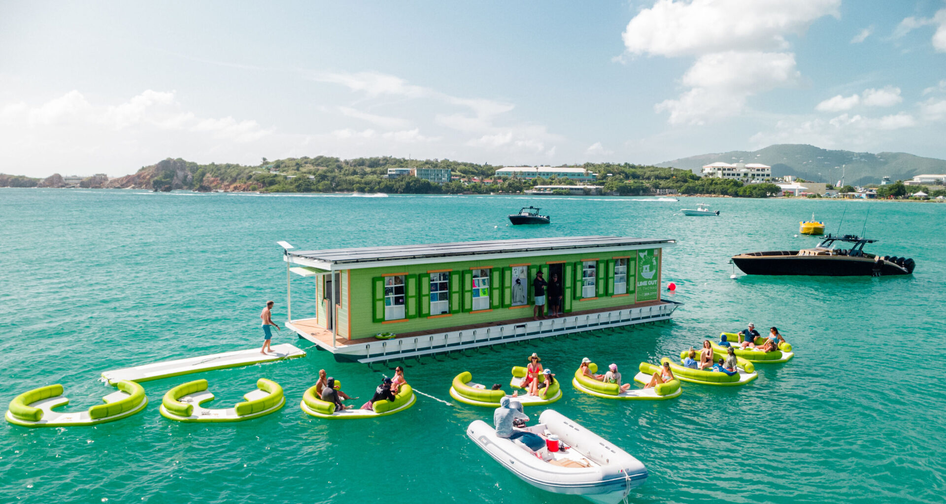 I flew from NYC to the Virgin Islands just to eat at this floating taco bar