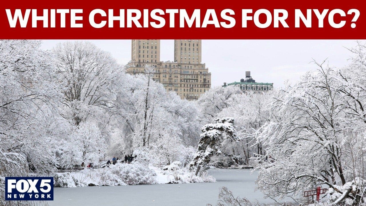Will New Yorkers see a white Christmas in 2025?