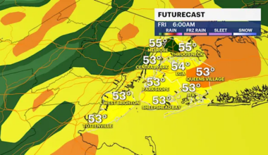 Temps in the 40s for The Bronx; milder and stormy weather later this week