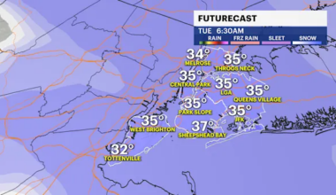 Brisk and bright today in The Bronx; wintry mix expected to impact holiday travel
