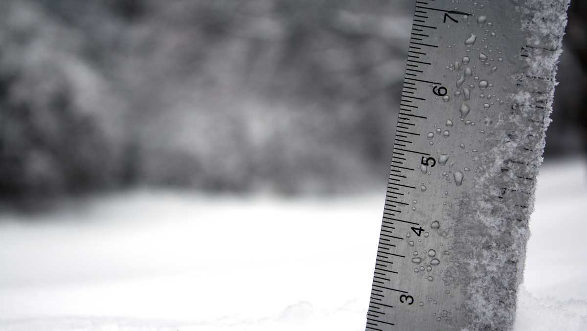 Snow totals around Vermont, New York after Tuesday's storm