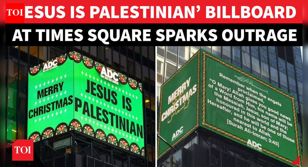 Christmas Fury In NYC: ‘Jesus Is Palestinian’ Ad At Times Square Angers Tourists