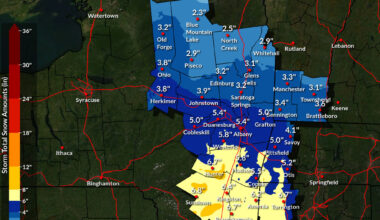 Here’s how much snow you can expect in the Albany area