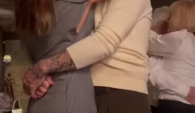 'We've got nothing to be sorry for': Victoria and David Beckham send a clear message to son Brooklyn amid feud as they dance to song with defiant lyrics while he remains in the US with wife Nicola