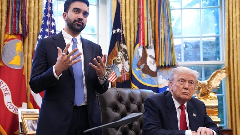 President Donald Trump meets with New York City Mayor-elect Zohran...