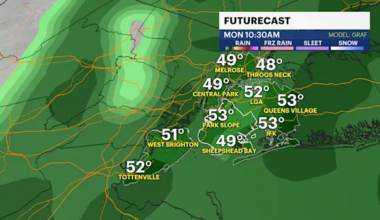 Overnight rain in The Bronx will make for messy morning commute