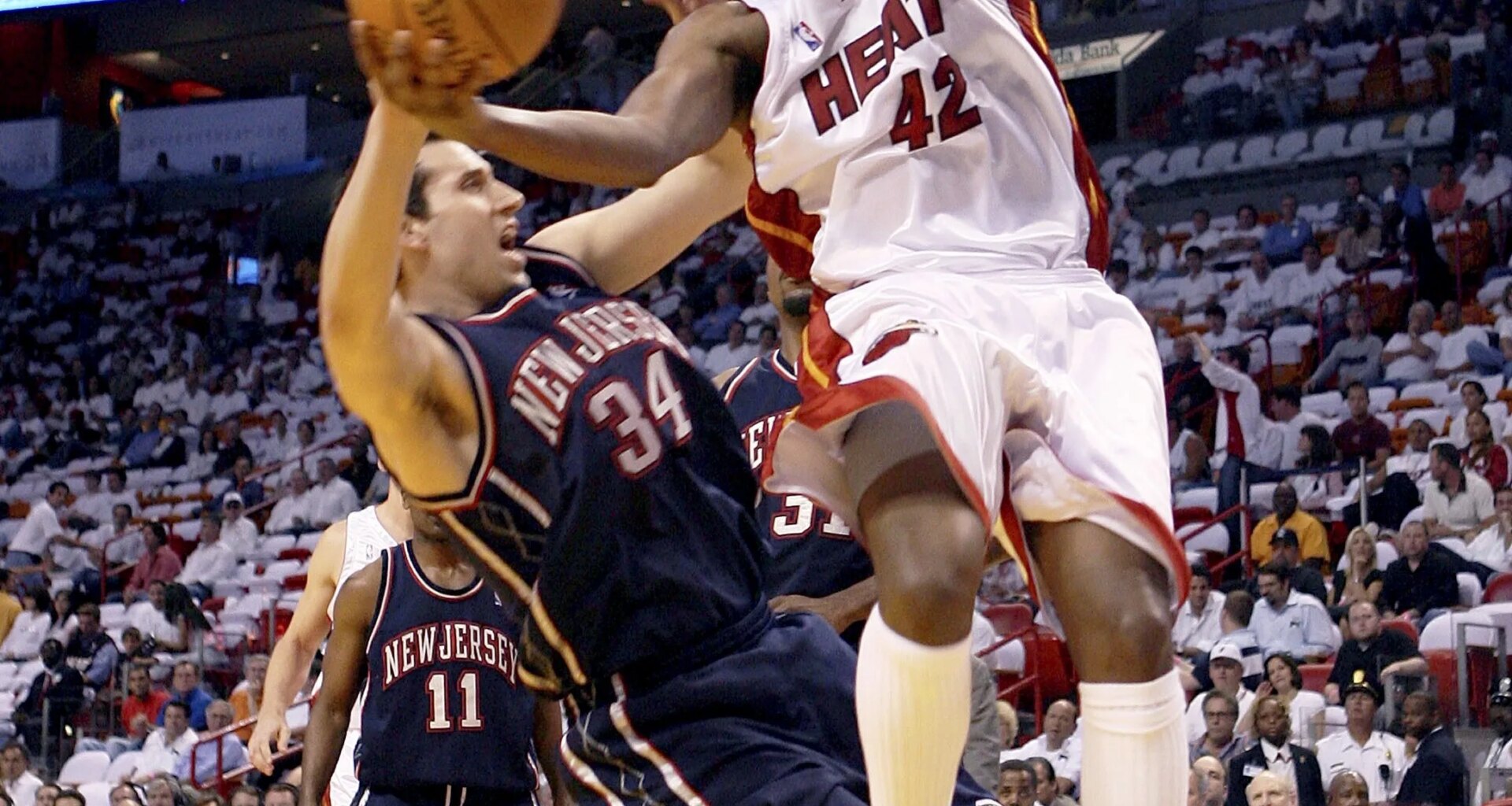 Nets jersey history No. 34