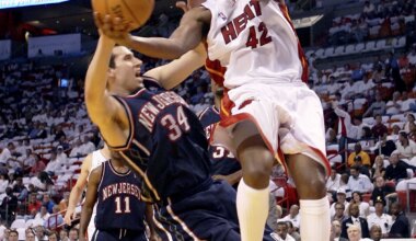 Nets jersey history No. 34