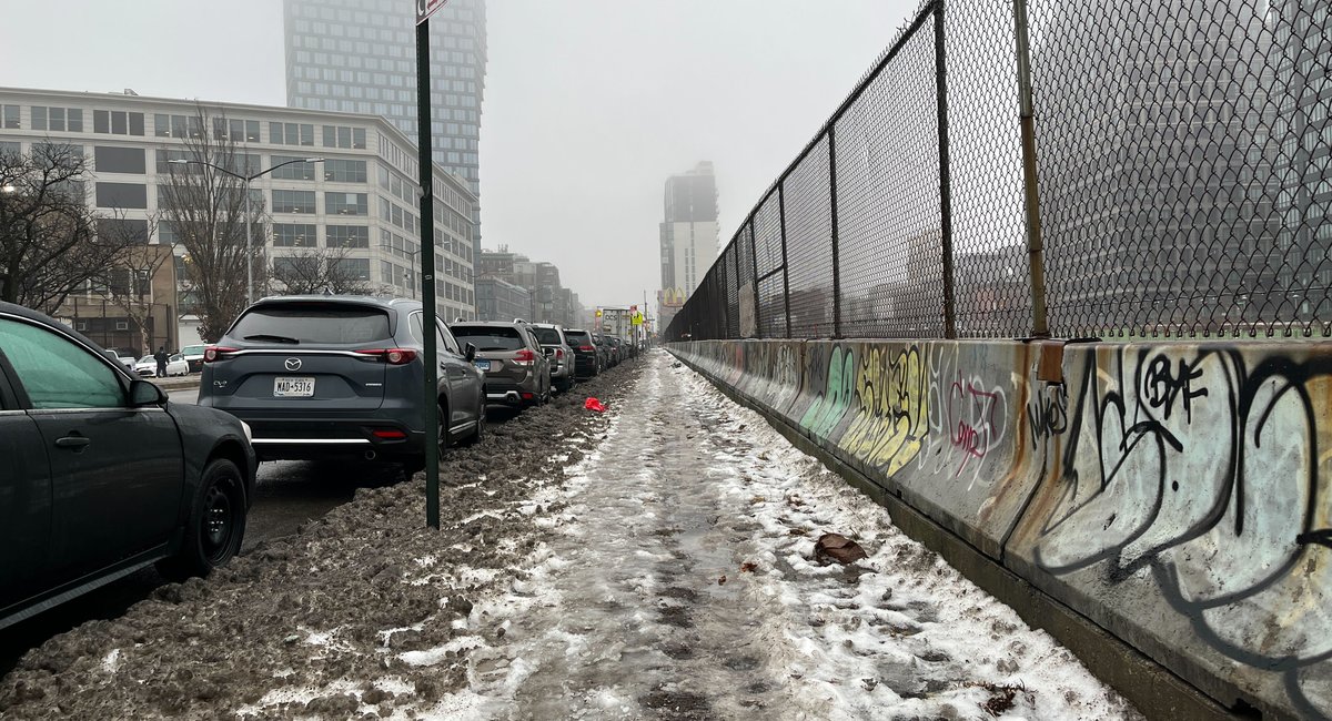 What happens when the city or the state doesn’t shovel its own sidewalk? Nothing.
