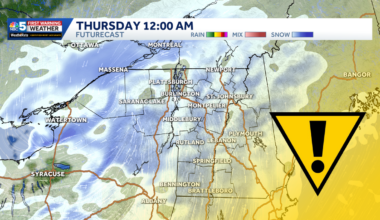 Snow, tough travel in Vermont and New York on New Year's Eve