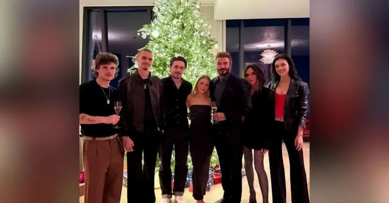 Brooklyn Beckham and Nicola Pelz will be absent from the Beckhams' festive celebrations this year.@brooklynpeltzbeckham/instagram