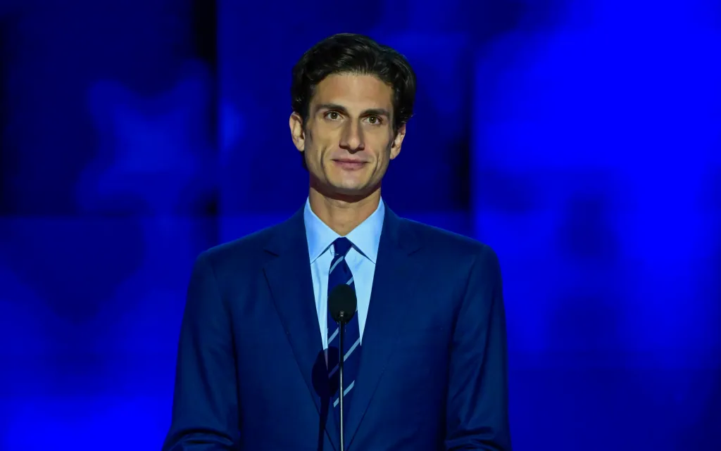 Jack Schlossberg speaking at the 2024 Democratic National Convention.