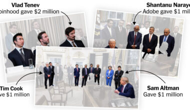 Hundreds of Big Post-Election Donors Have Benefited From Trump’s Return to Office