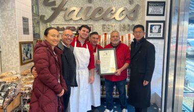 Faicco’s Pork Store honored by state Sen. Steve Chan • Brooklyn Paper