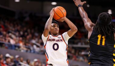Auburn set for final non-conference matchup against Queens on Monday night 