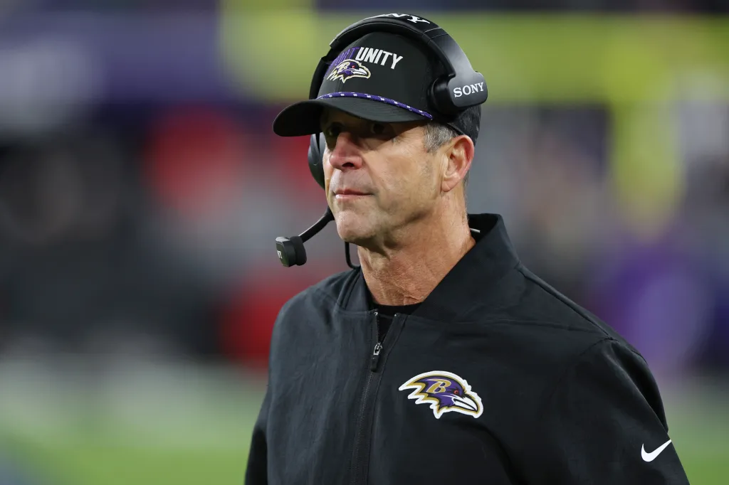 John Harbaugh, head coach of the Baltimore Ravens.