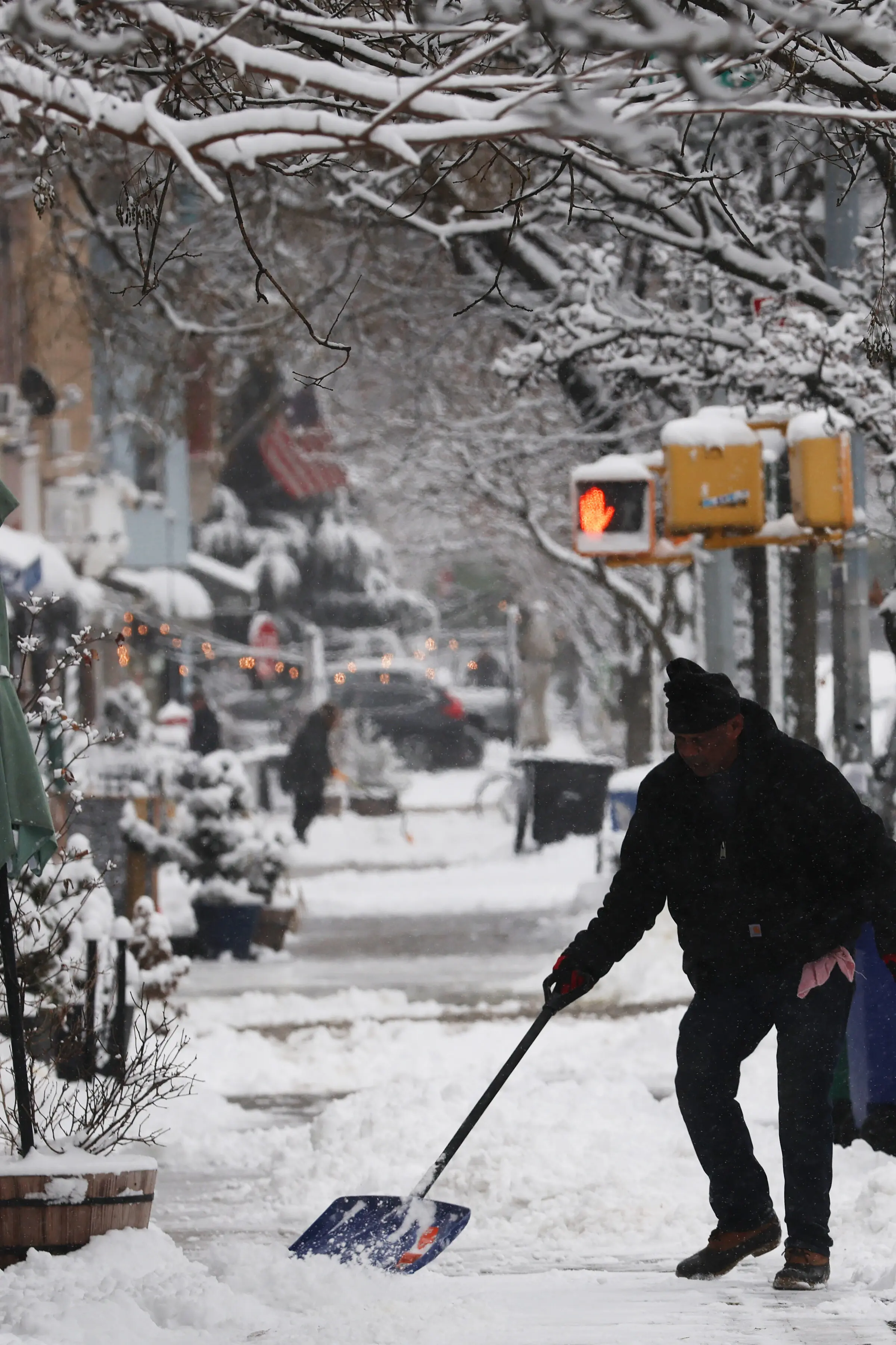 New York City Hit With Heaviest Snowfall in Years