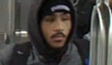Police are searching for a suspect who allegedly set a homeless man on fire at Penn Station on Monday