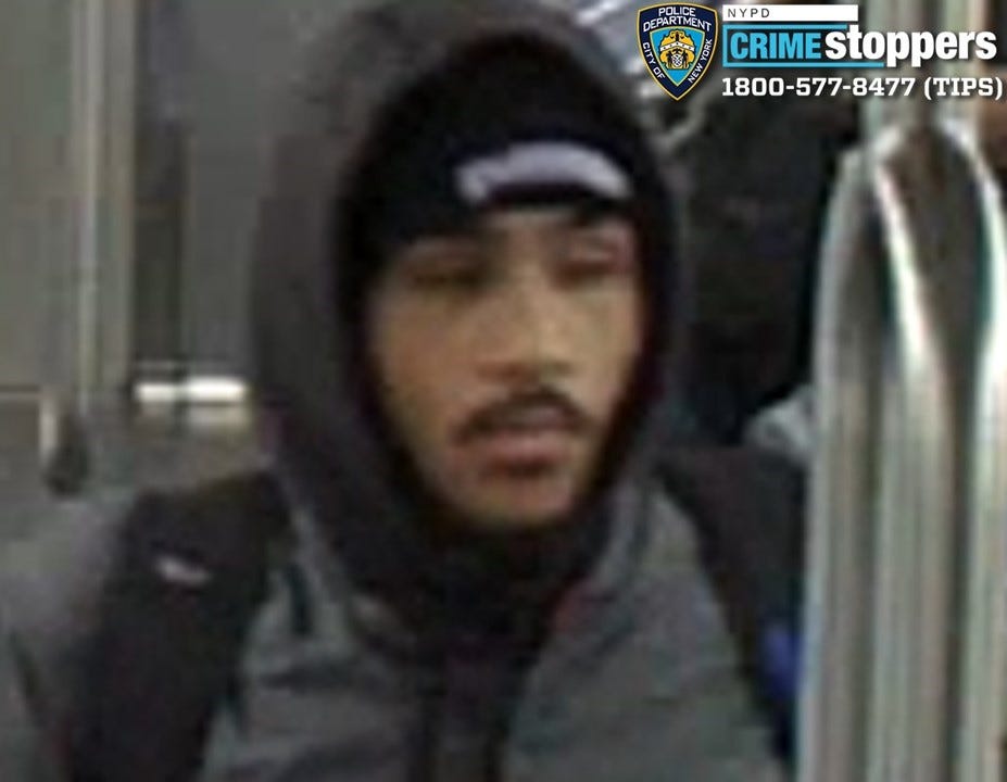Police are searching for a suspect who allegedly set a homeless man on fire at Penn Station on Monday