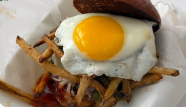 Find French Fry-Covered Burgers at Cuban Burger Restaurant Frita Batidos in Brooklyn