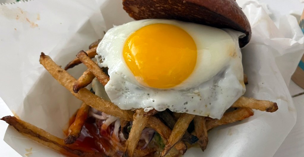Find French Fry-Covered Burgers at Cuban Burger Restaurant Frita Batidos in Brooklyn