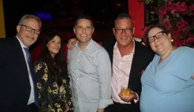 From left: Joy Sheinberg, Michael Cibella, Esq., Darran Winslow, Esq. and ADA Sara Kurtzberg. Brooklyn Eagle photo by Mario Belluomo