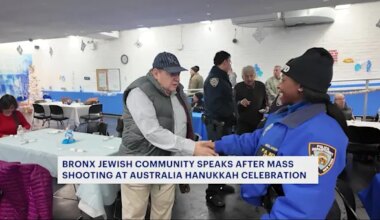 Pelham Parkway residents celebrate Hannukah, remember victims of Syndey terror attack