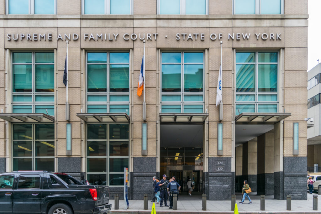 The Kings County Supreme Court, Criminal Term, located at 320 Jay St. in Downtown Brooklyn. Eagle photo by Rob Abruzzese