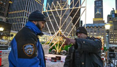 Hanukkah celebrations light up NYC despite antisemitic terrorist attack in Australia