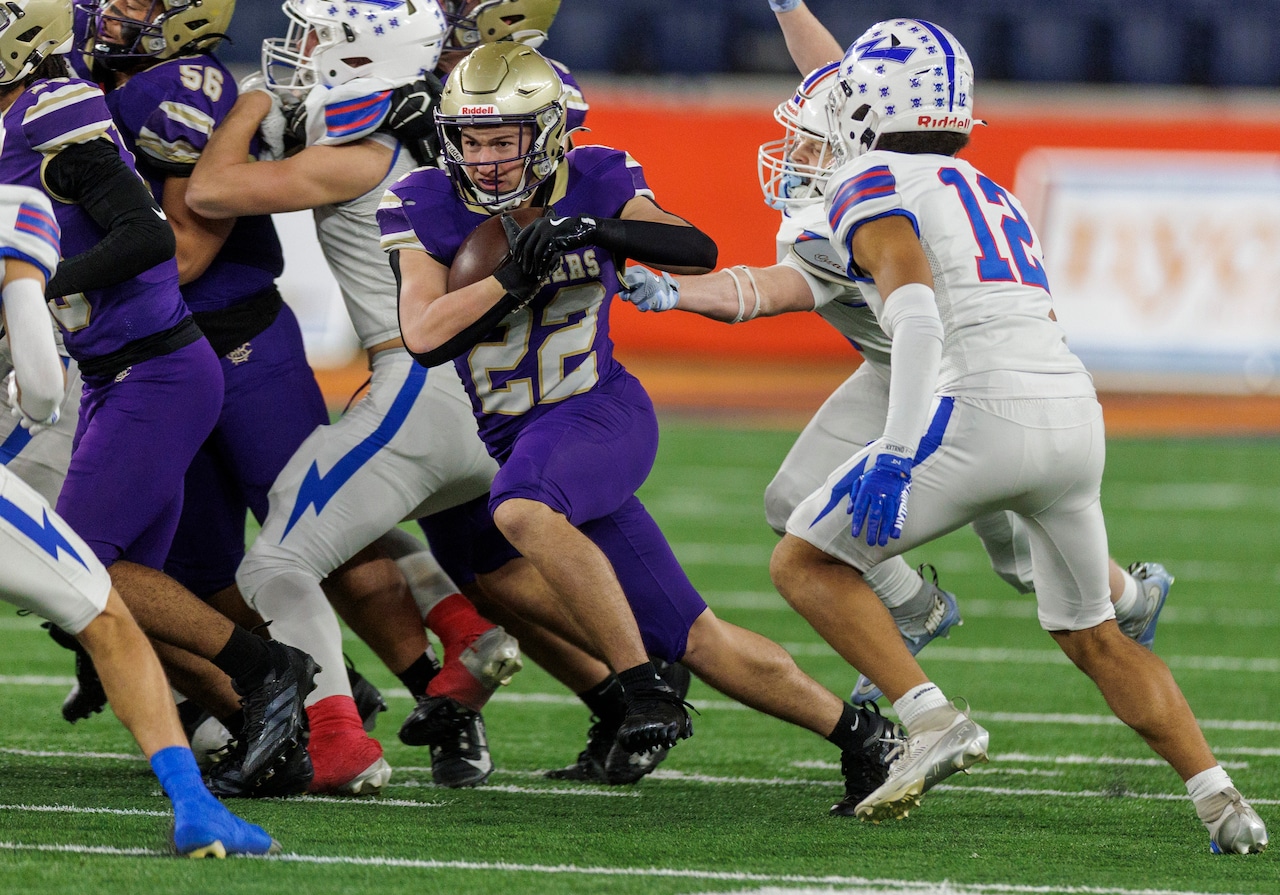 NY AA State Title football  Championship CBA vs Saratoga Springs