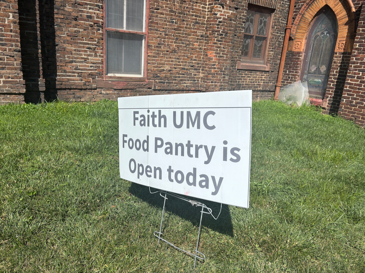 Food pantry Faith Methodist