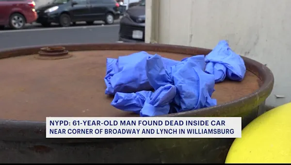 61-year-old man found dead inside car in Williamsburg