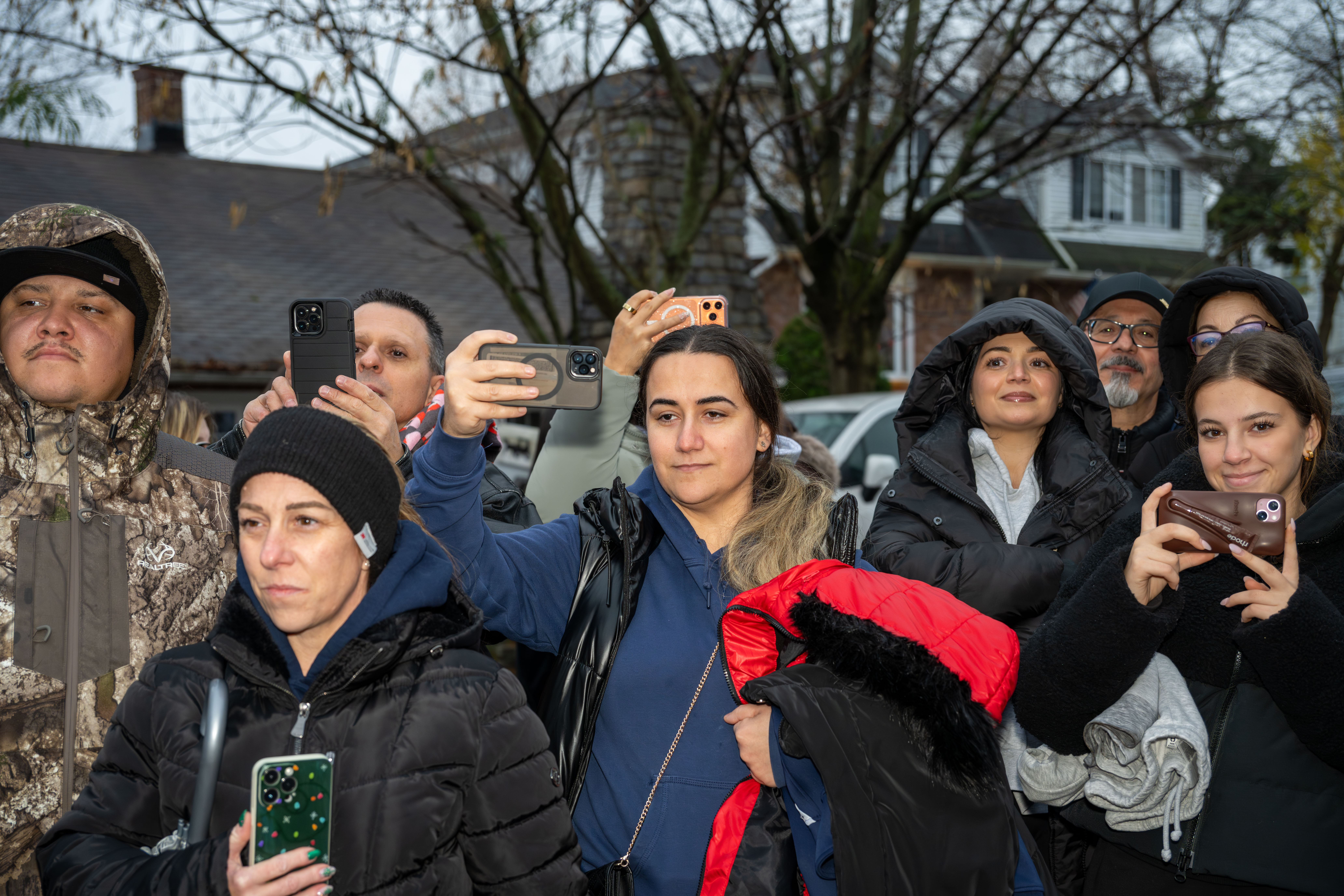 Hundreds gather to see Staten Island’s famous “Lights For Life” Christmas display and enjoy an entertainment extravaganza at the home of Joseph and Marisa DiMartino on Sunday, November 30, 2025, in Charleston. (Owen Reiter for the Advance/SILive.com)