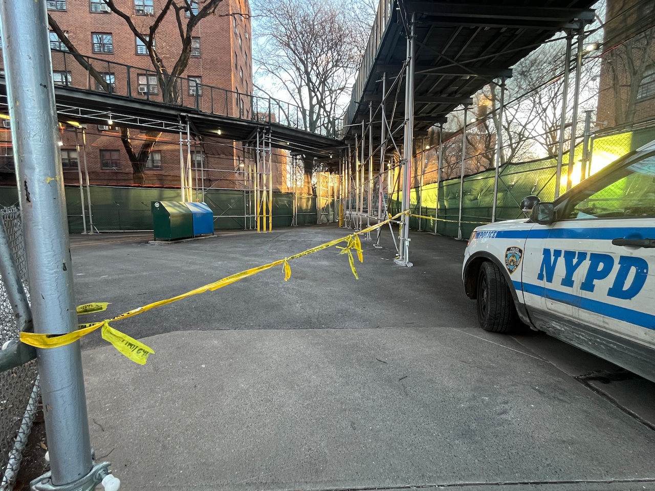 Brawl outside West Brighton Houses