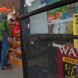 A bodega in Chinatown advertises accepting SNAP benefits, Dec. 5, 2019. Credit: Ben Fractenberg/THE CITY