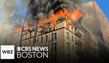 Huge fire damages Upper West Side apartment building in New York City