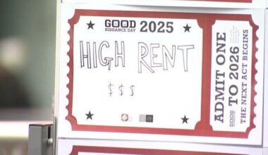 "Good Riddance Day" takes over NYC's Times Square, as many bid farewell to things that troubled them in 2025