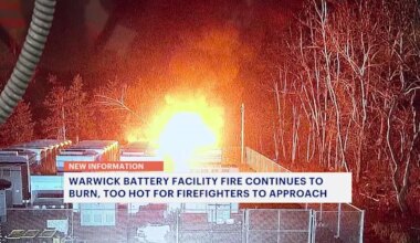 Progress and frustration as Warwick battery fire response enters second day