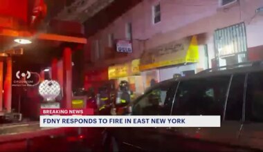 FDNY responds to overnight fire in East New York
