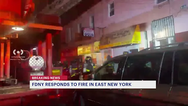 FDNY responds to overnight fire in East New York